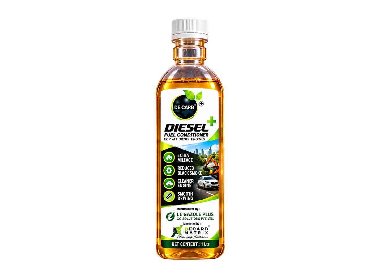 DeCarb Diesel Plus single pack, label view